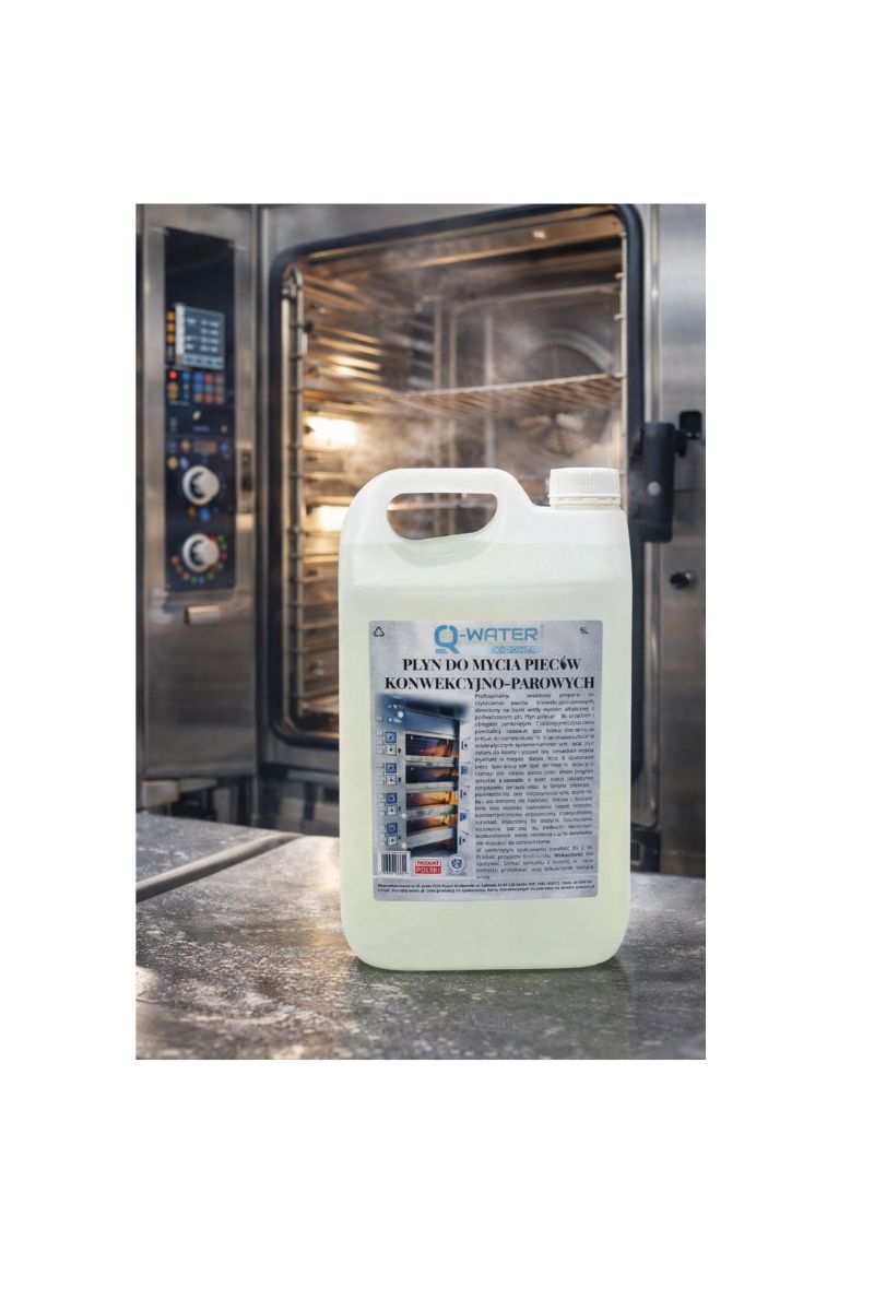preparat do czyszczenia piecy knowekcyjno parowych. Usuwa tłuste zabrudzenia. Posiada atest PZH i badania dermatologiczne. Można go stosować w piecach z automatycznym systemem czyszczenia