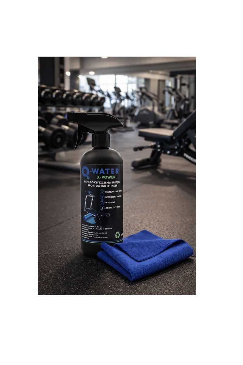 płyn do czyszczenia sprzętu sportowego, siłowni, sal sportowych.